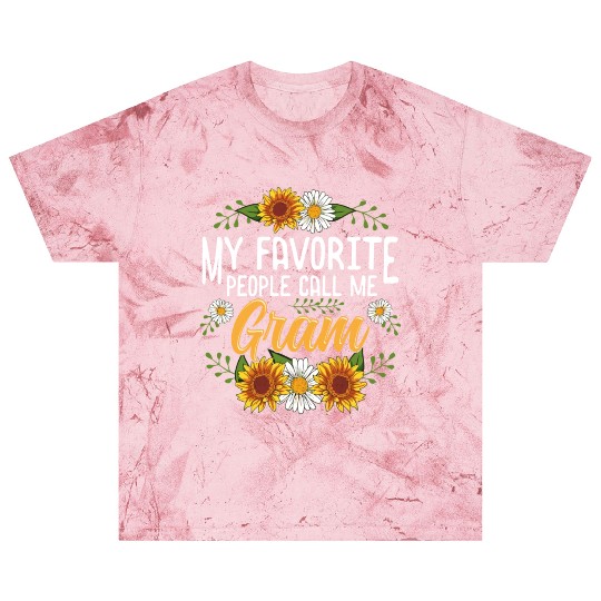 My Favorite People Call Me Gram Thanksgiving Blast T Shirts