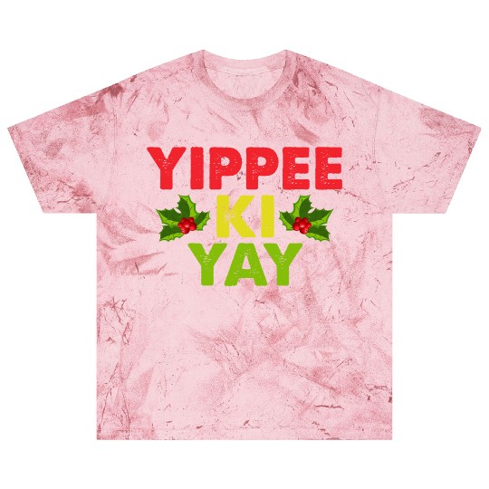 Yippee-Ki-Yay Funny Christmas Apparel Blast T Shirts