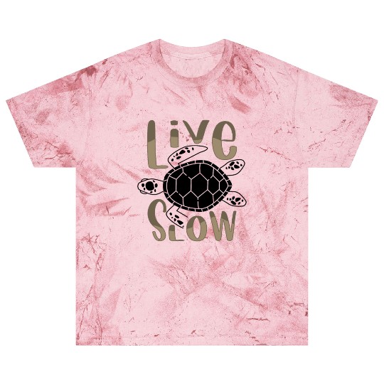 Relax and Live Slow Sea Turtle Beachy Vacation Blast T Shirts