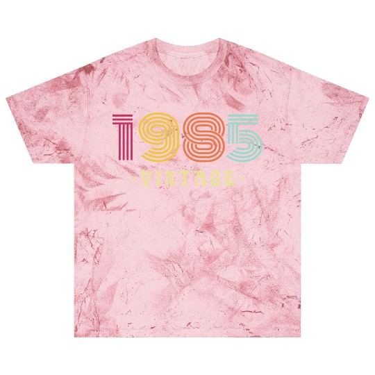 Neon Rainbow Retro Birthday Year Vintage 1985 Blast T Shirts