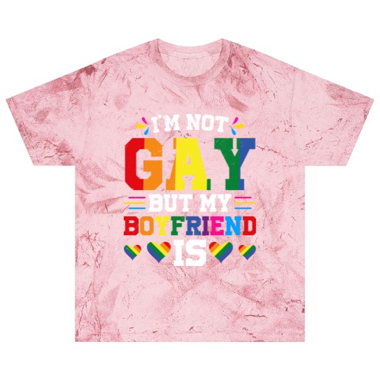 I'm Not Gay But My Boyfriend Is LGBT Support Blast T Shirts