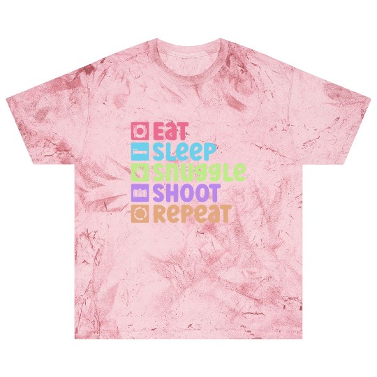 Eat Sleep Snuggle Shoot Repeat - Newborn Blast T Shirts