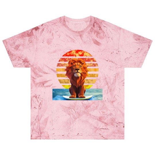 Surfer lion Blast T Shirts