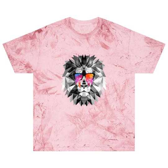 Geometric Art Lion - Geometric Lion Tattoo | Low P Blast T Shirts