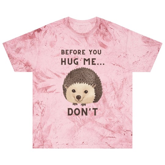 Before You Hug Me...Don't - Funny Hedgehog Blast T Shirts