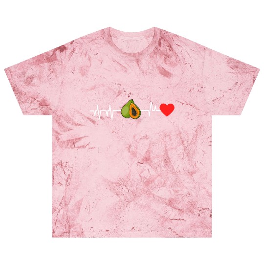 Papaya Heartbeat Blast T Shirts