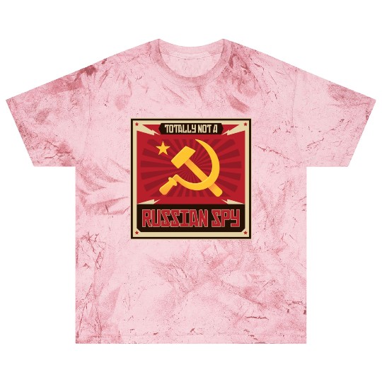 Funny Russian Spy USSR Soviet Union Russia Hammer Blast T Shirts