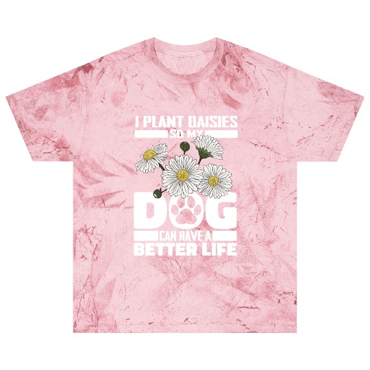 Daisy Gardening Dog Blast T Shirts