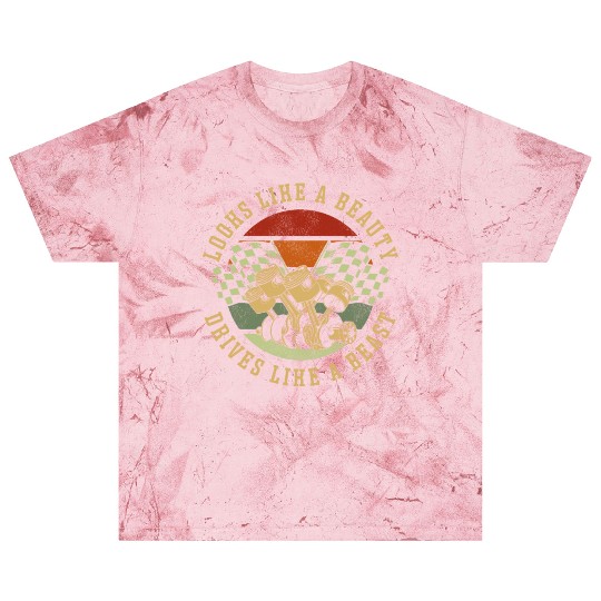 Drag Racing Race Car Girl Retro Blast T Shirts