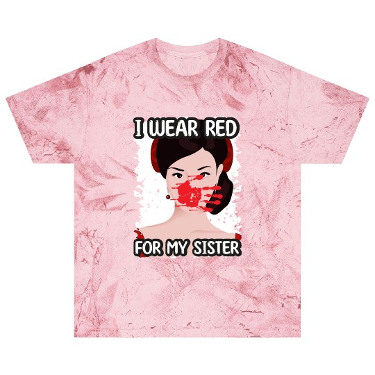 I Wear Red For My Sisters Native American Blast T Shirts