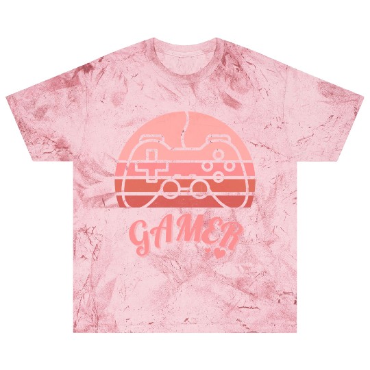 Pink Retro Gamer Valentine Day Blast T Shirts