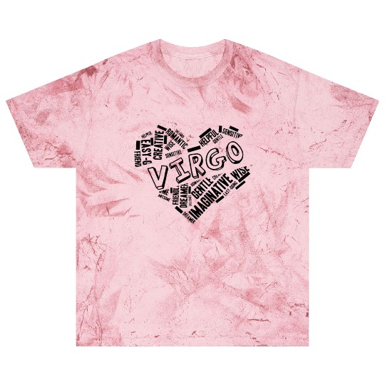 Virgo Heart Word Cloud Doodle Astrology Zodiac Sta Blast T Shirts