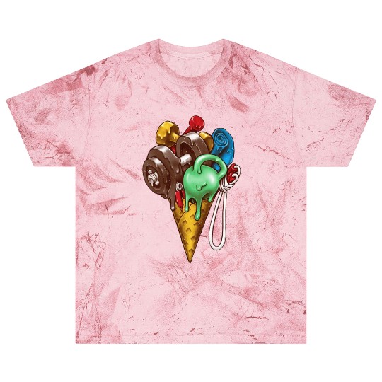 Gym Ice Cream Workout Blast T Shirts