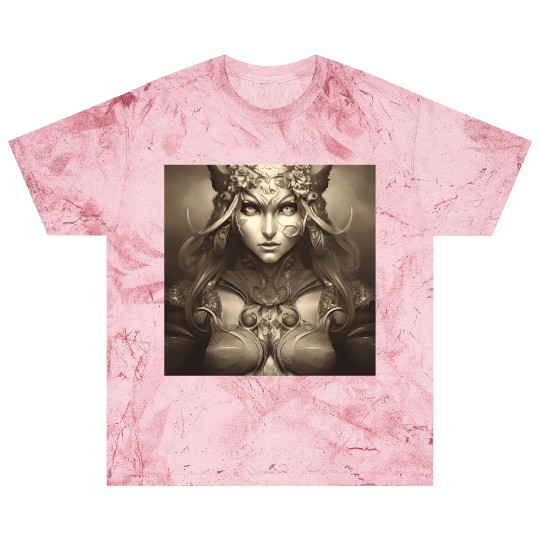 Warrior princess wearing gothic plate dark fantasy Blast T Shirts