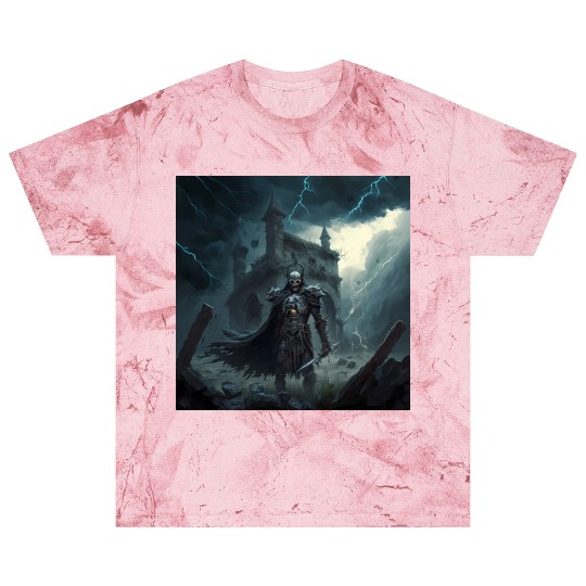 Death Knight in Thunderstorm Blast T Shirts