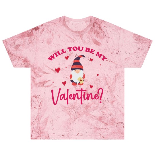 Will You Be My Valentine Gnome Blast T Shirts