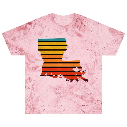 Louisiana sticker retro Blast T Shirts