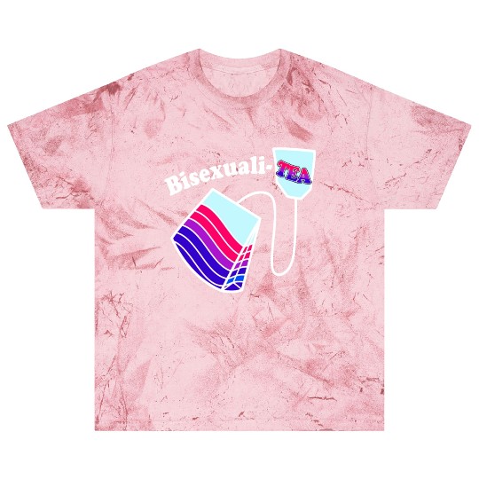 Bisexualitea Funny Bisexual Tea Bag Bi Pride Color Blast T Shirts