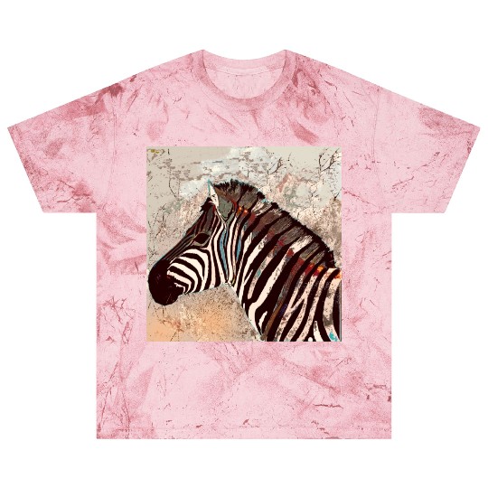 Zebra with neon colors Blast T Shirts