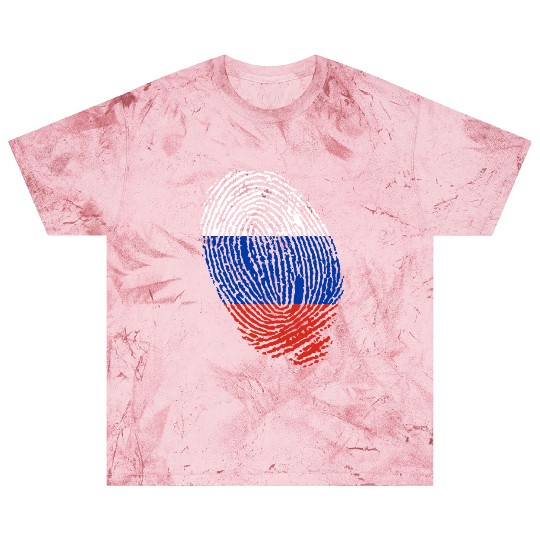 Russian flag fingerprints Blast T Shirts