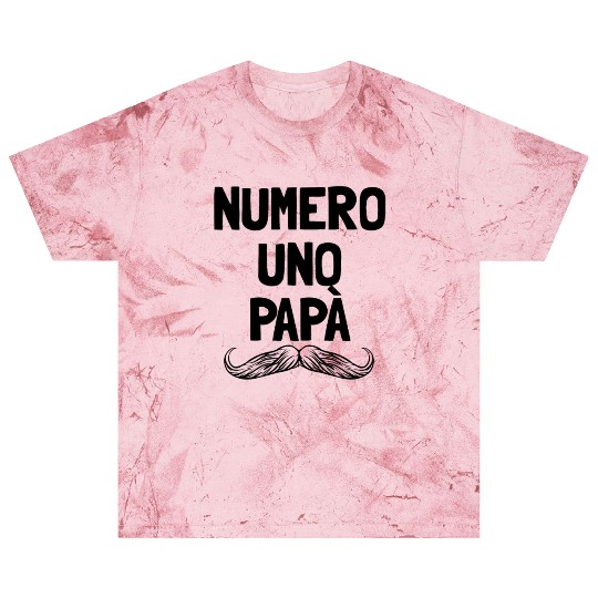 Numero Uno Papa Italian Dad Father's Number 1 Dad Blast T Shirts