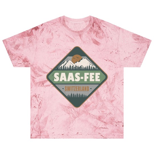 Saas-Fee Switzerland Swiss Alps Vintage Hiking Blast T Shirts