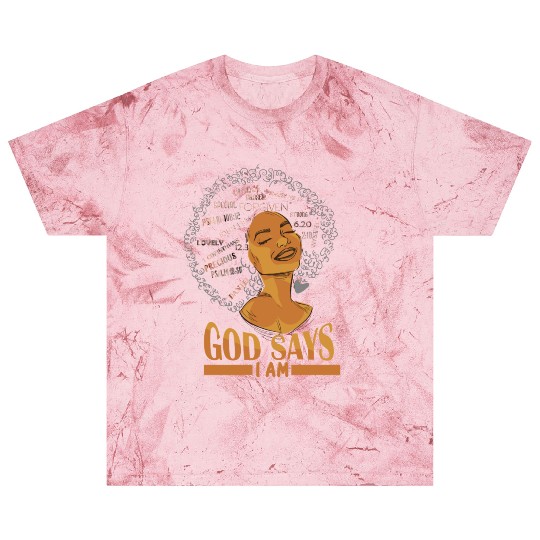 African American Girl God Says I Am Black Pride Blast T Shirts