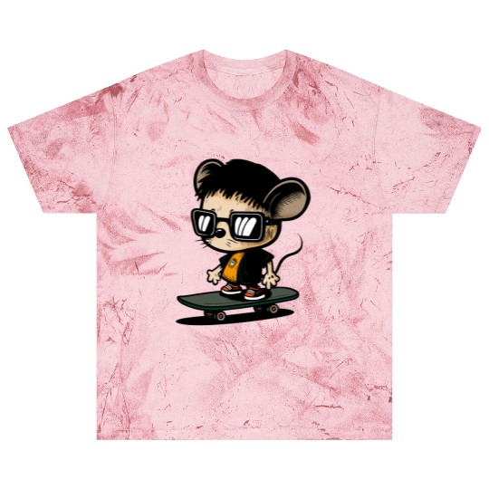 Skateboarding Mouse Blast T Shirts
