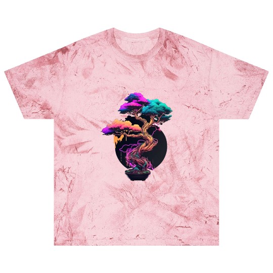 Synthwave Bonsai Tree Blast T Shirts
