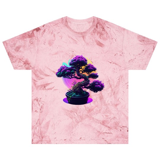 Synthwave Bonsai Tree Blast T Shirts