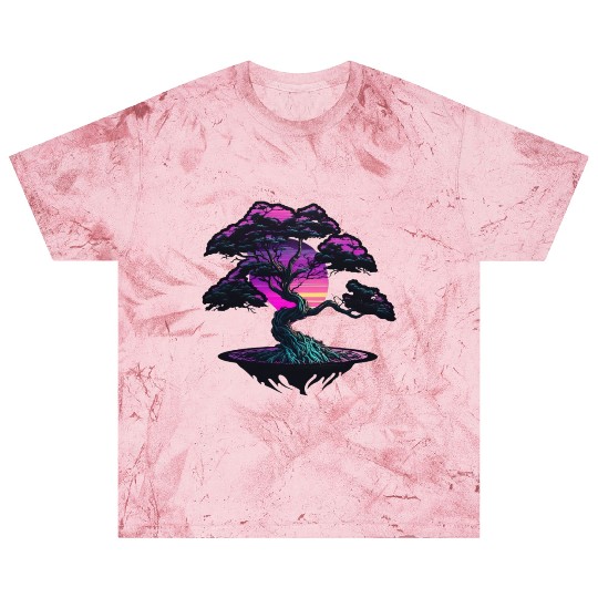 Synthwave Bonsai Tree Blast T Shirts