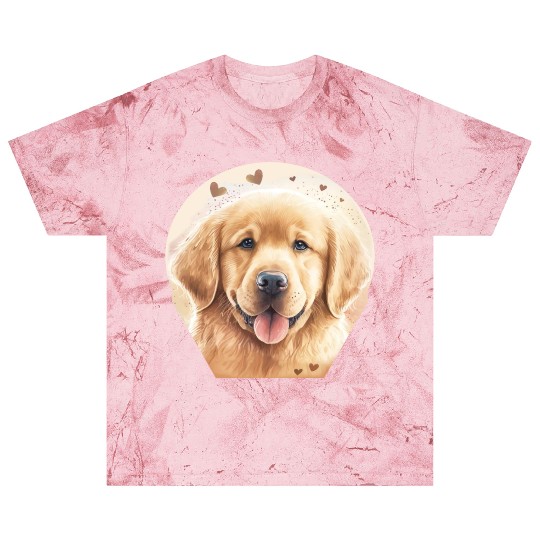 Golden Retriever Cute Flat-coated Retriever Golden Blast T Shirts