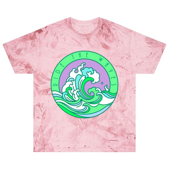 Ride the Waves Surfing Emerald Blast T Shirts