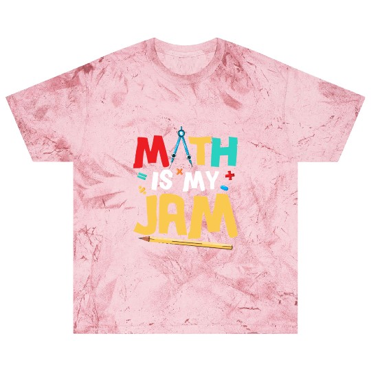 Math Is My Jam Education Math Teacher Blast T Shirts