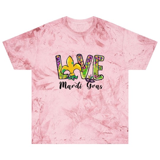 New Orleans Kids Girls Love Mardi Gras Outfit Blast T Shirts
