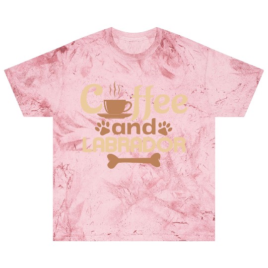 coffe and Labrador pet lover Blast T Shirts