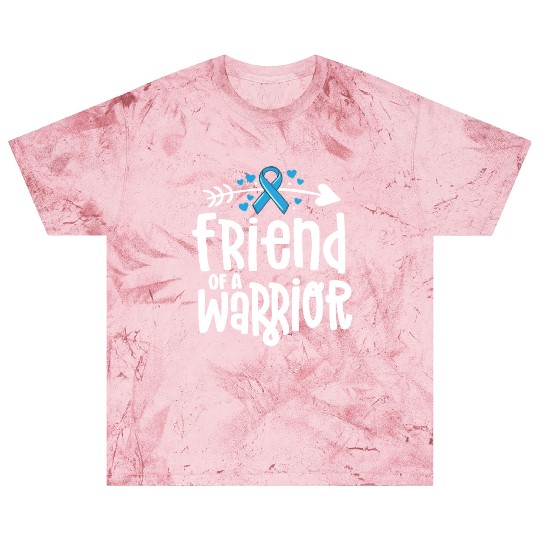 Friend Of A Warrior Support Team Prostate Cancer Blast T Shirts