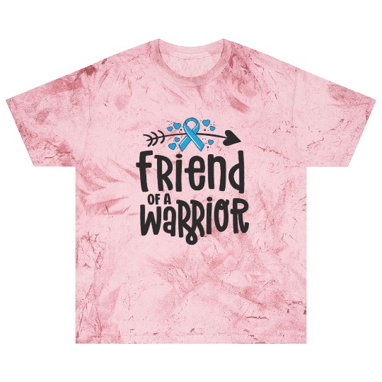 Friend Of A Warrior Support Team Prostate Cancer Blast T Shirts