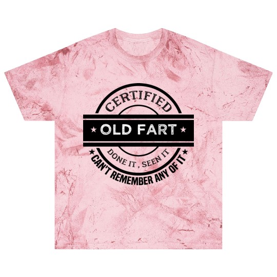 Certified Old Fart Funny Retirement Gift Blast T Shirts