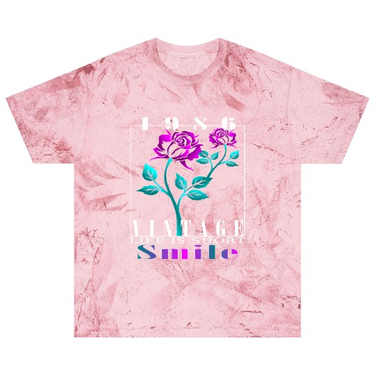 1986 Born Vintage Rose Gift Blast T Shirts
