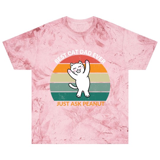 Peanut's Proud Cat Dad: The Best Dad Ever Blast T Shirts