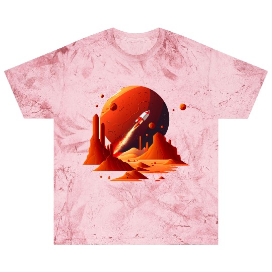 Vintage Space Science Mars Fiction Geek Solar Blast T Shirts