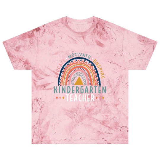 Educate Motivate Inspire Kindergarten Teacher Blast T Shirts