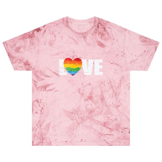 Love LGBT Rainbow Colors colorful Blast T Shirts