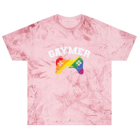 Gamer Controller Gaymer LGBT Pride Blast T Shirts