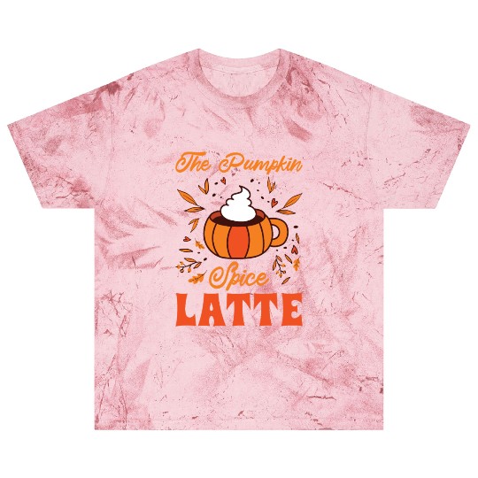 Pumpkin Spice Latte Halloween Coffee Lover Tarot Blast T Shirts