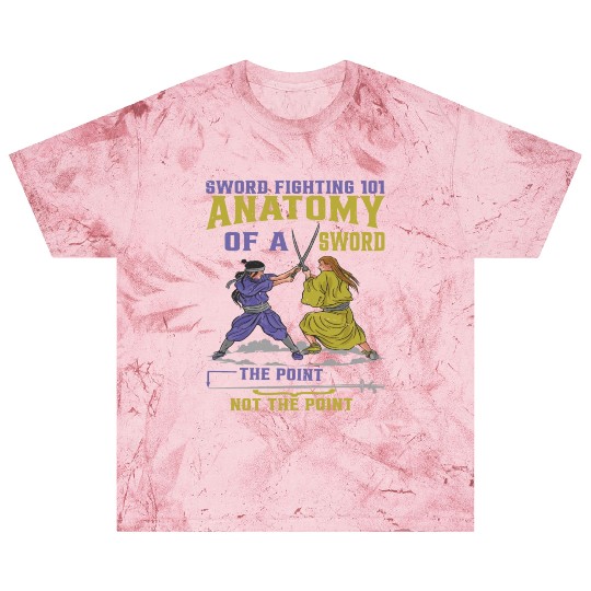Sword Fighting 101 Anatomy Of A Sword 6 Blast T Shirts