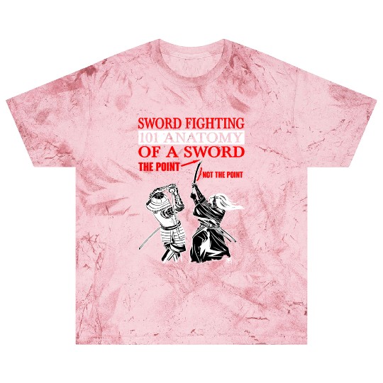 Sword Fighting 101 Anatomy Of A Sword 5 Blast T Shirts