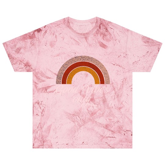 Good V ONLY Orange Rainbow Blast T Shirts