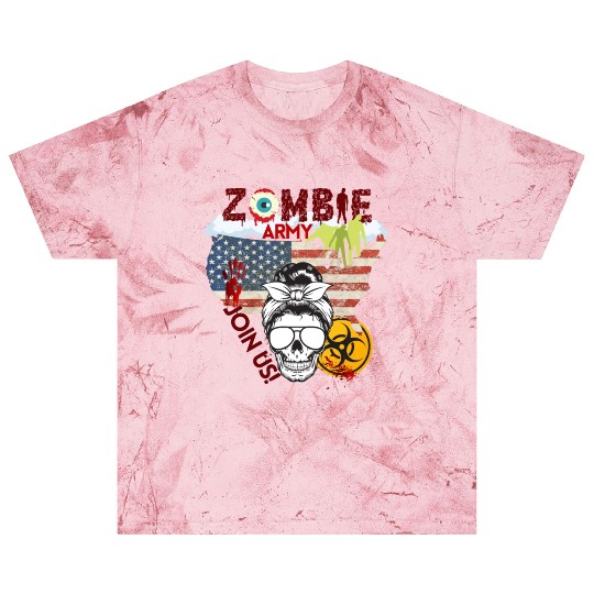 Zombie Army Join Us Now Girl Blast T Shirts